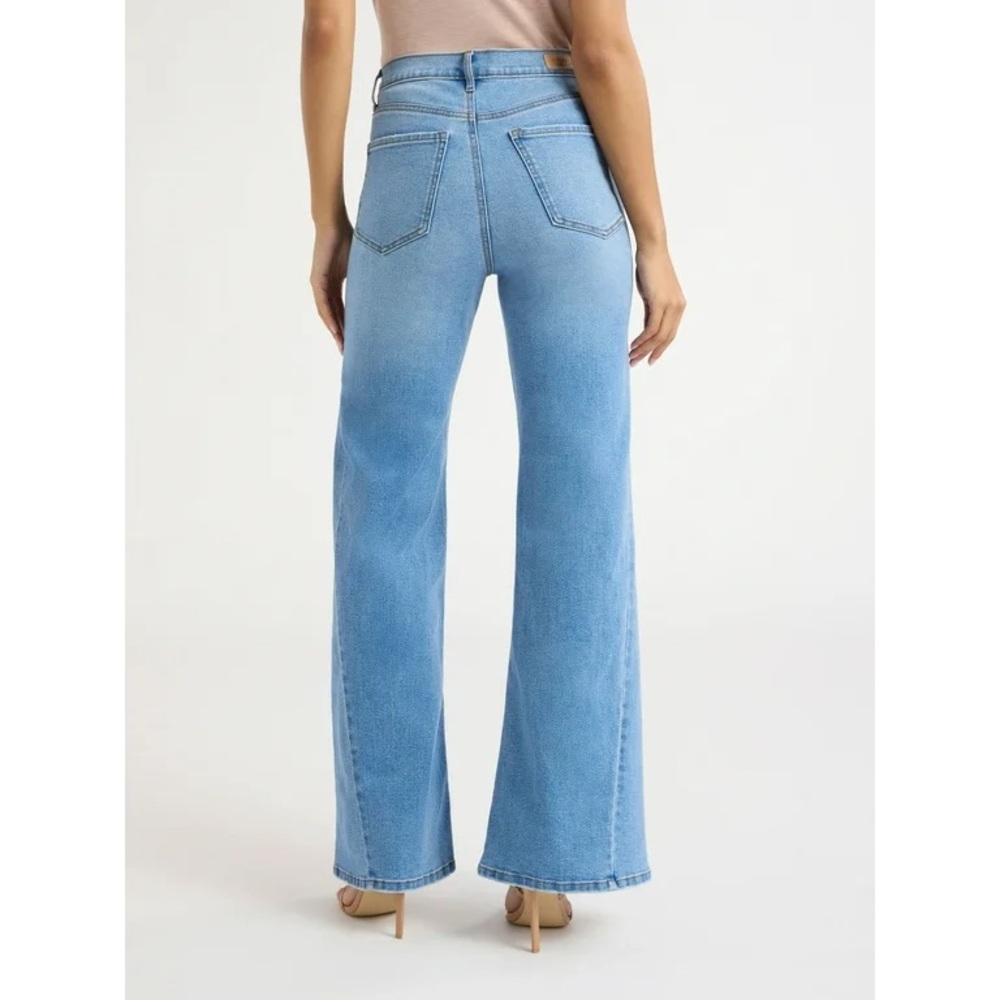 Sofia Vergara Women's Margot Tri Inset High Rise Wide Leg Jeans NWT 8 short - Picture 5 of 5